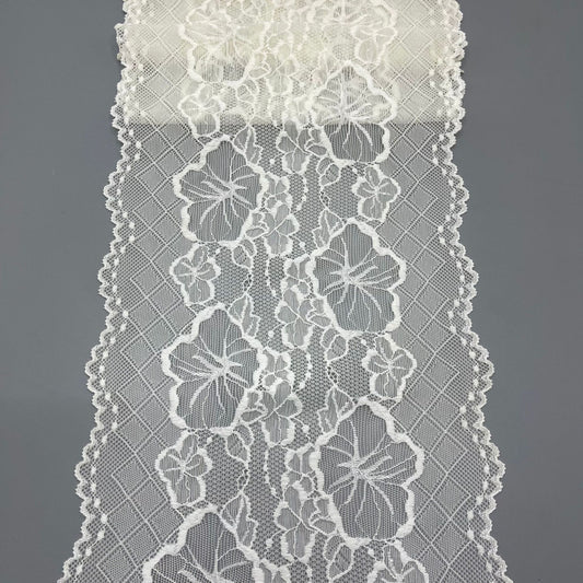 freedombeauty|20CM Elastic Lace Trim DIY New Lace Trim Nylon Fabric Lingerie Trim