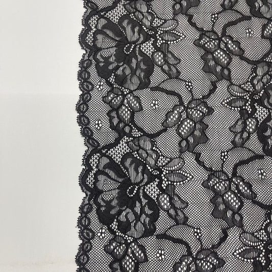 freedombeauty|22cm Wedding Dress Accessories High-Quality White Nylon Elastic Lace Hollow Trim Handmade