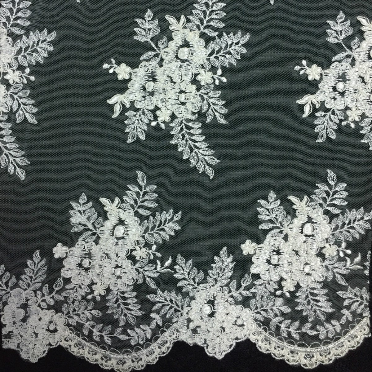 Freedombeauty | Direct Selling Car Bone Lace Veil Skirt Lace Accessories Three-Dimensional Bone Lace Fabric Wedding Dress Fabric