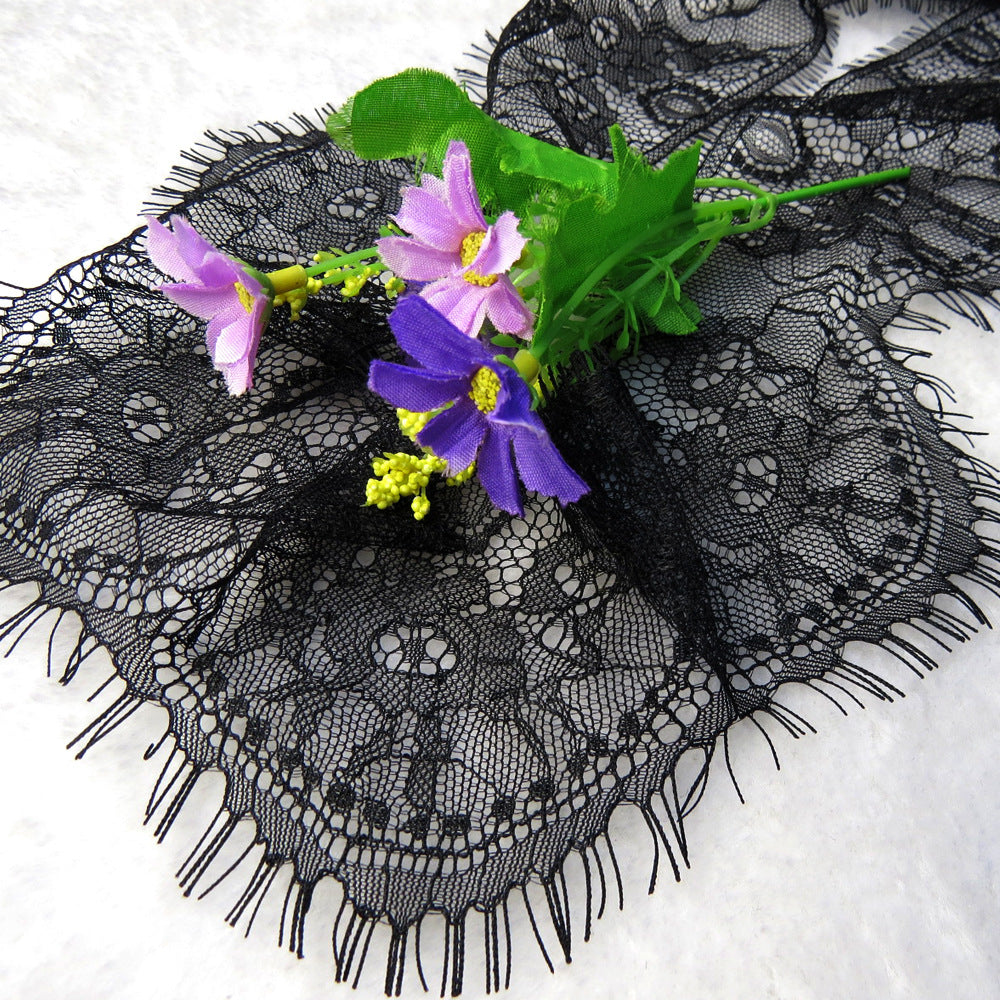 FREEDOMBEAUTY | 9cm wide factory spot crochet lace, eyelash lace, knitted crochet lace