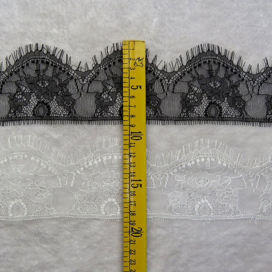FREEDOMBEAUTY | 9cm wide factory spot crochet lace, eyelash lace, knitted crochet lace