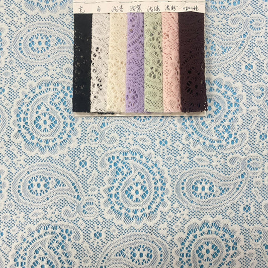 freedombeauty|Hot-Selling Fleece Polyester Lace Fabric Nylon Stretch Lace Fabric Rose Dress Fabric Lace Trim Clothing