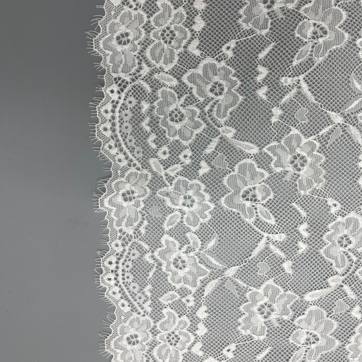 freedombeauty|20cm Stretch Delicate White Lace Trim Nylon Wedding Dress Hollow Design Accessories DIY Wedding Dress Making