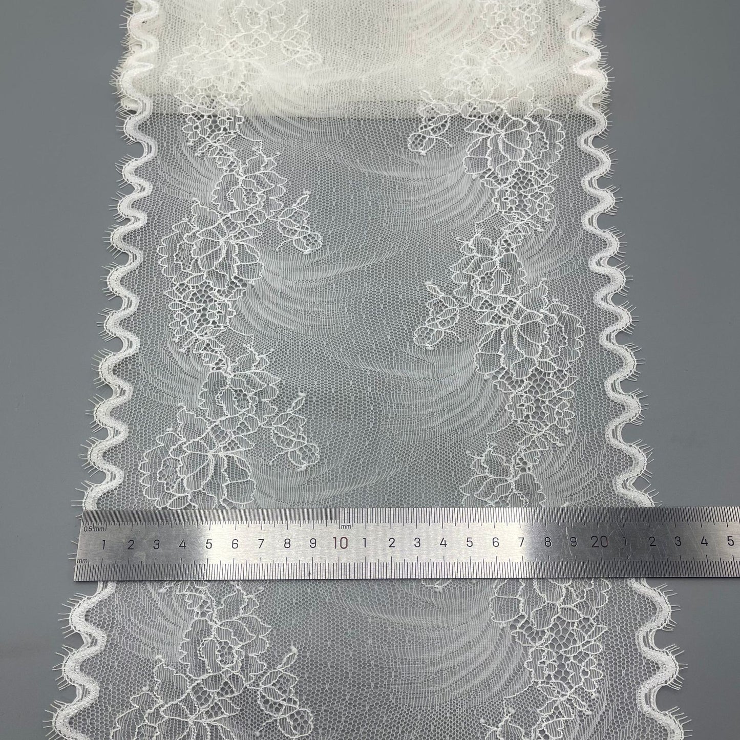 freedombeauty|21CM Elastic Eyelash French Elastic Lace Trim Wedding Dress Lingerie Accessories DIY Clothing Decoration