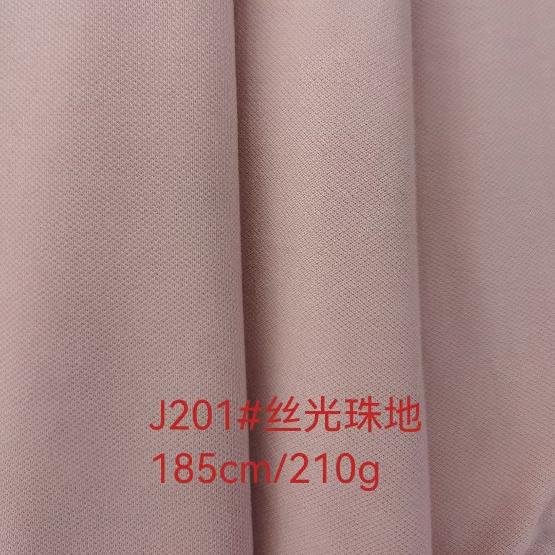 freedombeauty|Classic Cotton Knit Fabric New Mercerized Pique Men's Women's Children's Short Sleeve Vest Dress T-Shirt