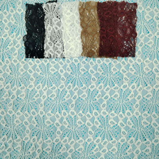 freedombeauty|Bubble Cloth Peacock Hot-Selling Stretch Lace Fabric Soft Skin-Friendly High Elasticity Classic Pattern Women's Base Layer Underwear