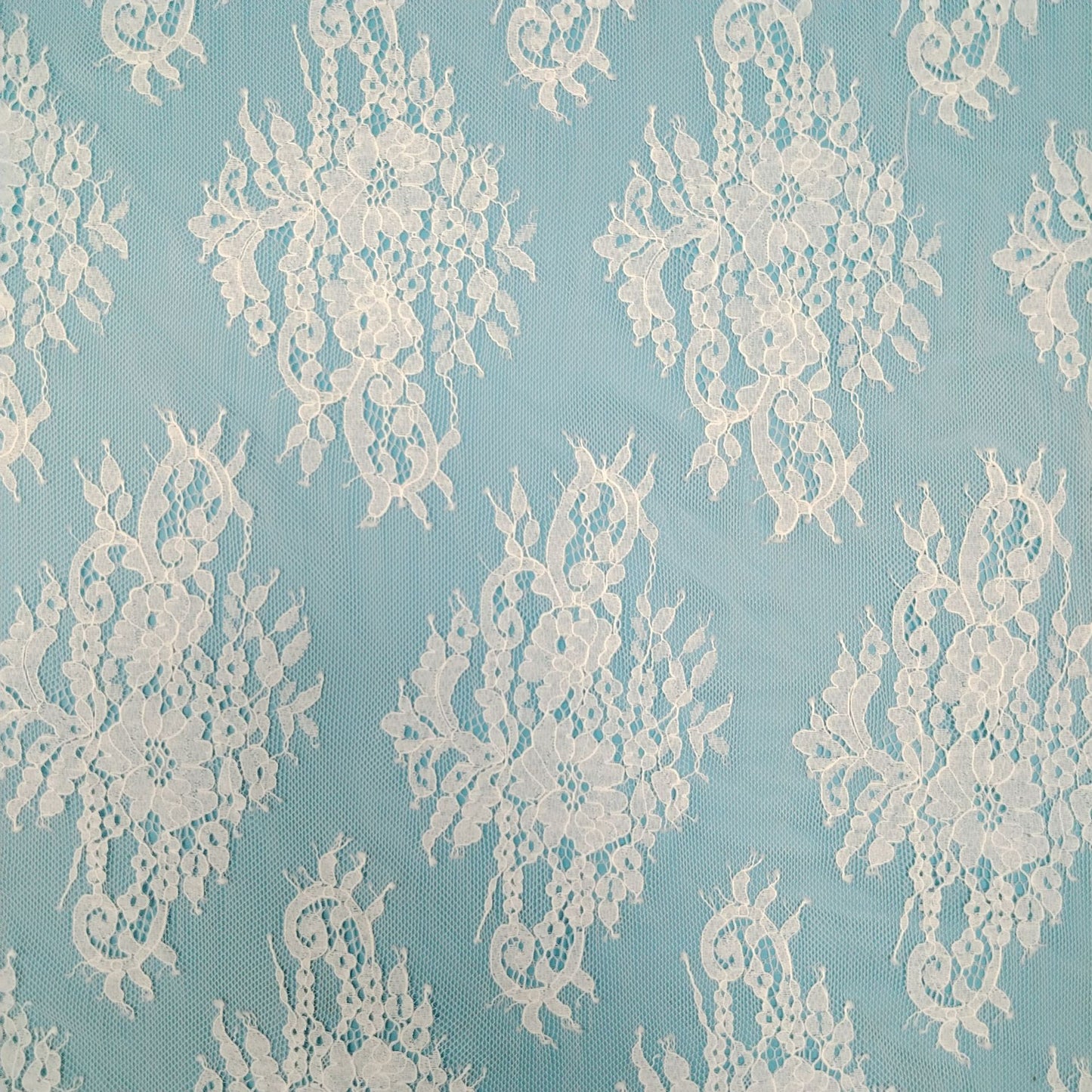 freedombeauty|Nylon Lace Fabric Full Pattern Ling Type Flower Lace Fabric Fashion Dress Wedding Dress Lace Fabric In Stock