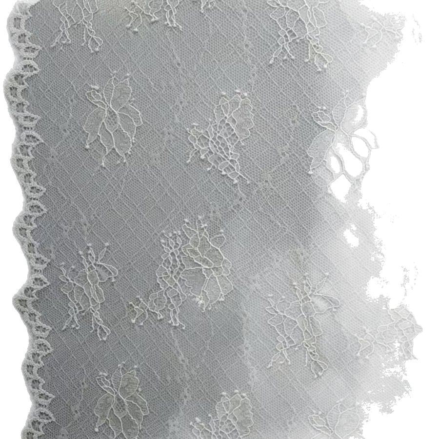 freedombeauty|Thin Lace Trim Width 150cm Nylon Double-Sided Wavy Shape Women's Clothing Lingerie Wedding Dress Accessories