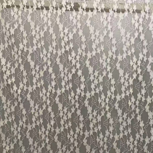 freedombeauty|Thin Nylon Stretch Lace Trim Plum Blossom Leaf Base Clothing Accessories Decoration Children's Clothing Pocket Bag