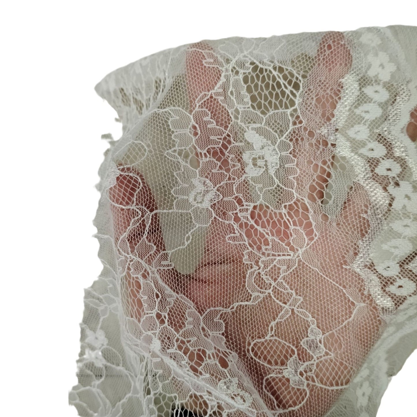 freedombeauty|In Stock Nylon Lace Fabric Full Pattern Lace Fabric Wedding Dress Fashion Dress Pajamas Lace Fabric