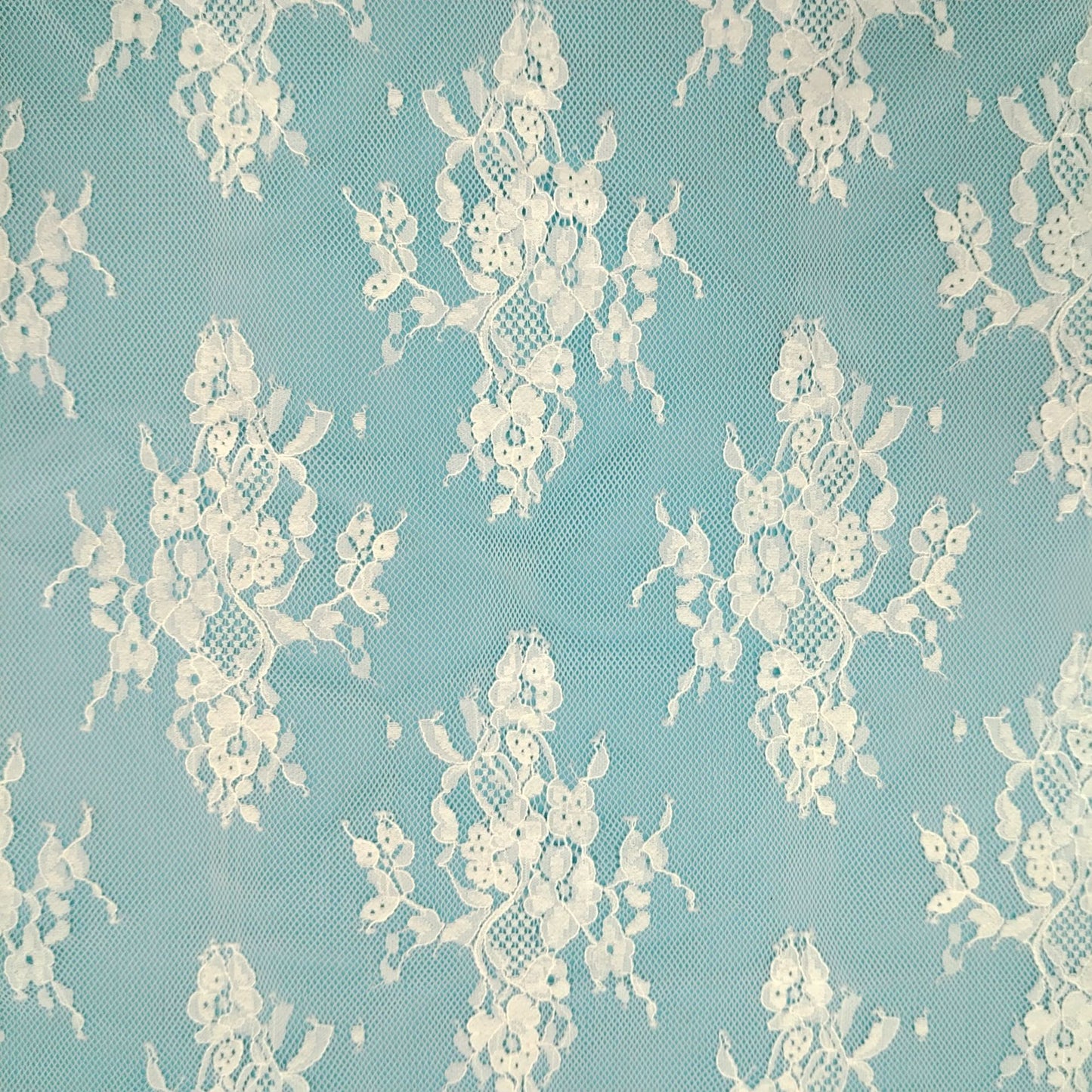 freedombeauty|Brocade Cotton Lace Fabric Diamond Pattern Flower Cut Lace Fabric for Women's Clothing Dresses Wedding Dresses Full Mesh