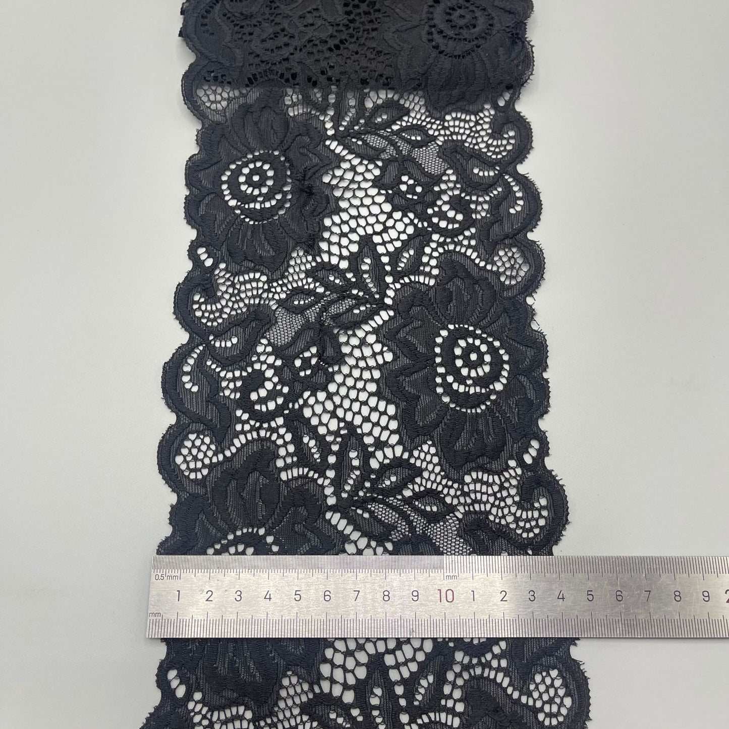 freedombeauty|14cm Lace High-end Wedding Dress Lace Trim White Hollow Lace Nylon Handmade Custom