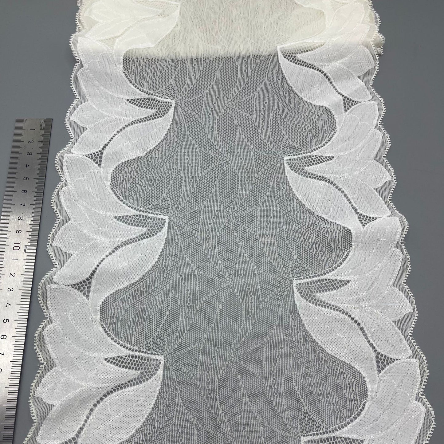 freedombeauty|24CM Elastic Lingerie Lace Knitted Nylon Silk Wedding Dress Lingerie Clothing Lace