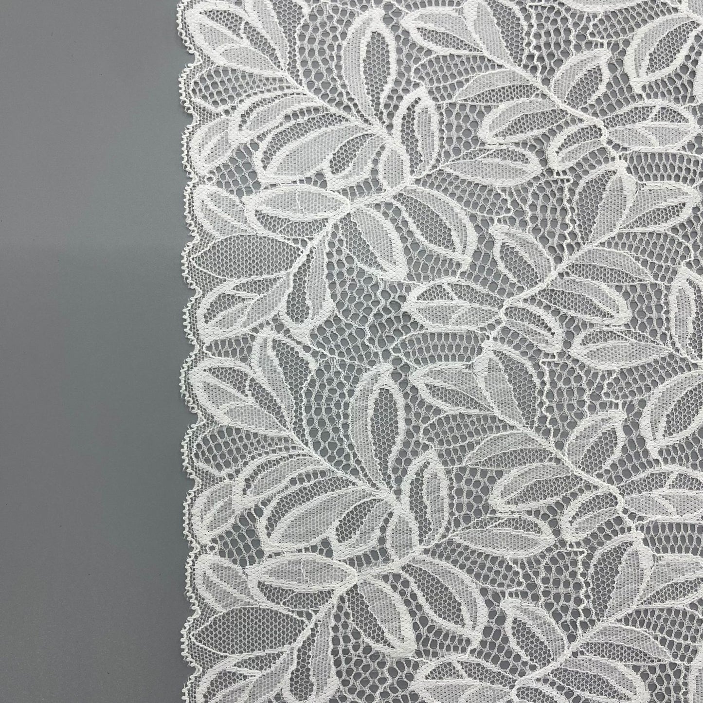 freedombeauty|21CM Elastic Lace Trim Nylon High Stretch Hollow Fabric DIY Wedding Dress Clothing Overlock