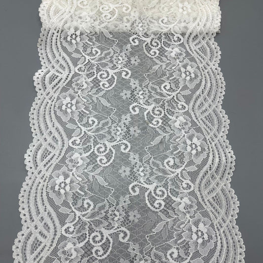 freedombeauty|22CM In-Stock High-Quality Elastic Lace Trim Suitable for Various Scenes Processing