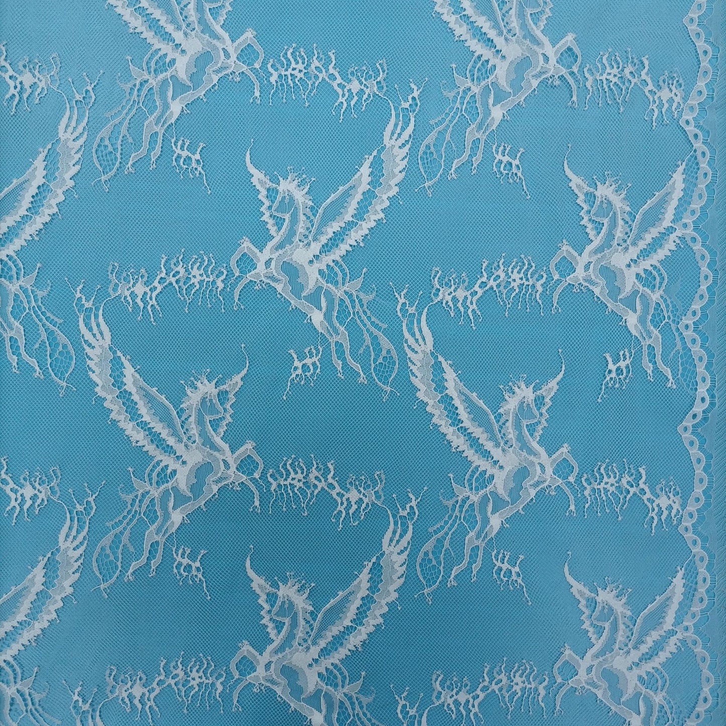 freedombeauty|Hot Sale Nylon Feiying Pattern Lace Fabric Skirt Top Children's Clothing Mesh Lace Apparel