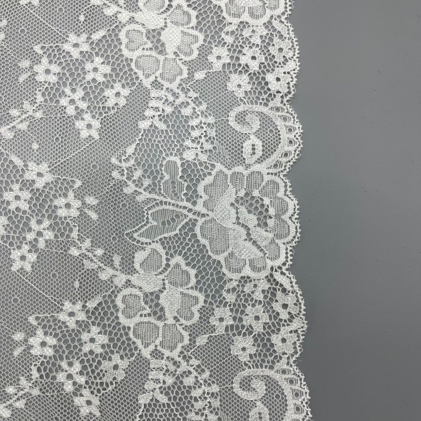 freedombeauty|22CM Elastic Lace Trim Nylon Lace Trim for Lingerie Skirt Decoration Accessories