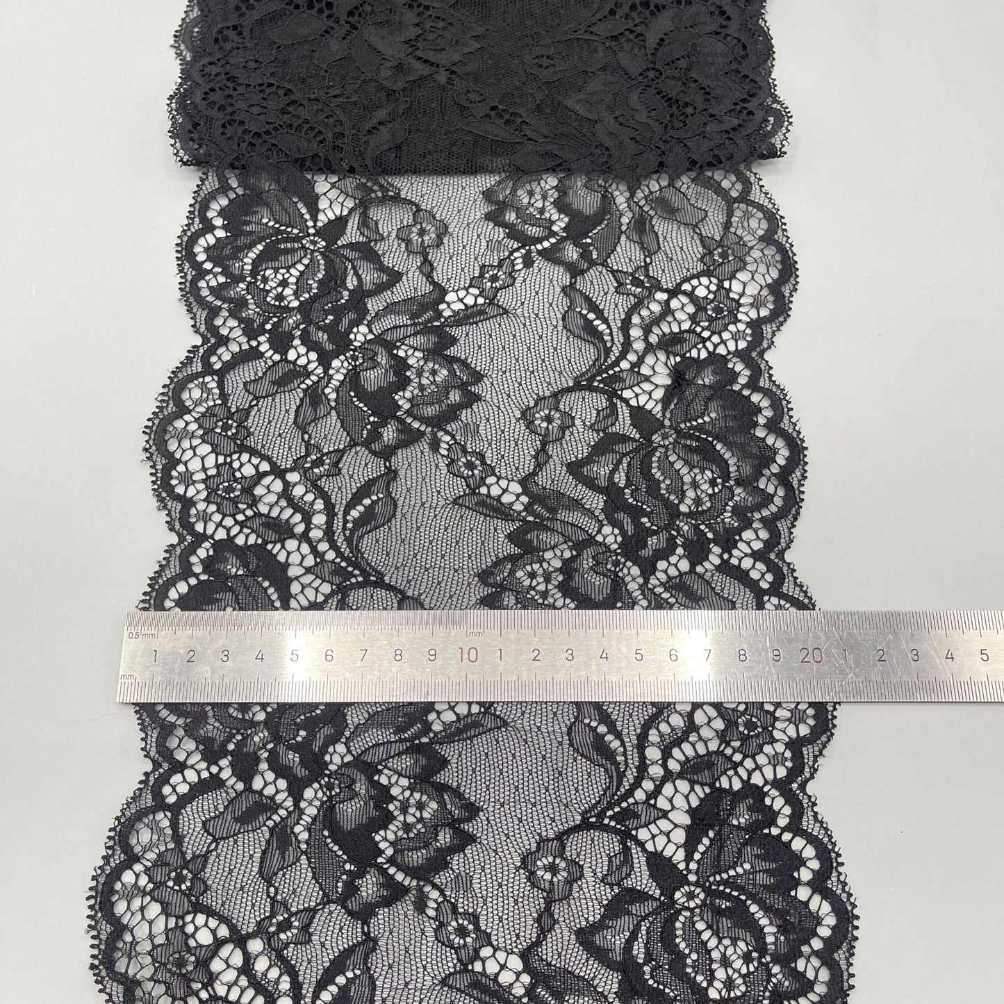 freedombeauty|20CM Double-Sided Elastic Lace Trim DIY Wedding Dress Clothing Lingerie Accessories Lace Supply