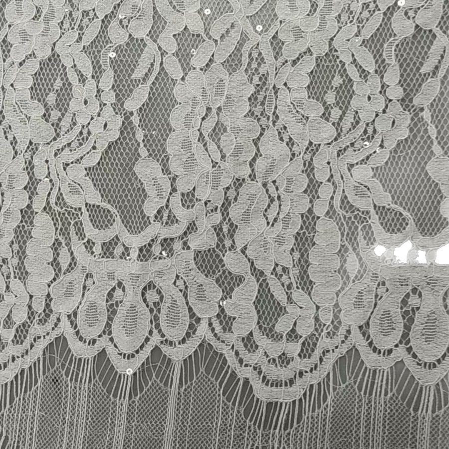 freedombeauty|Brocade Cotton Thread Eyelash Fabric Lace Sequin Embroidery Clothing Mesh Children's Skirt Underwear Lace High-end Skirt Jacquard