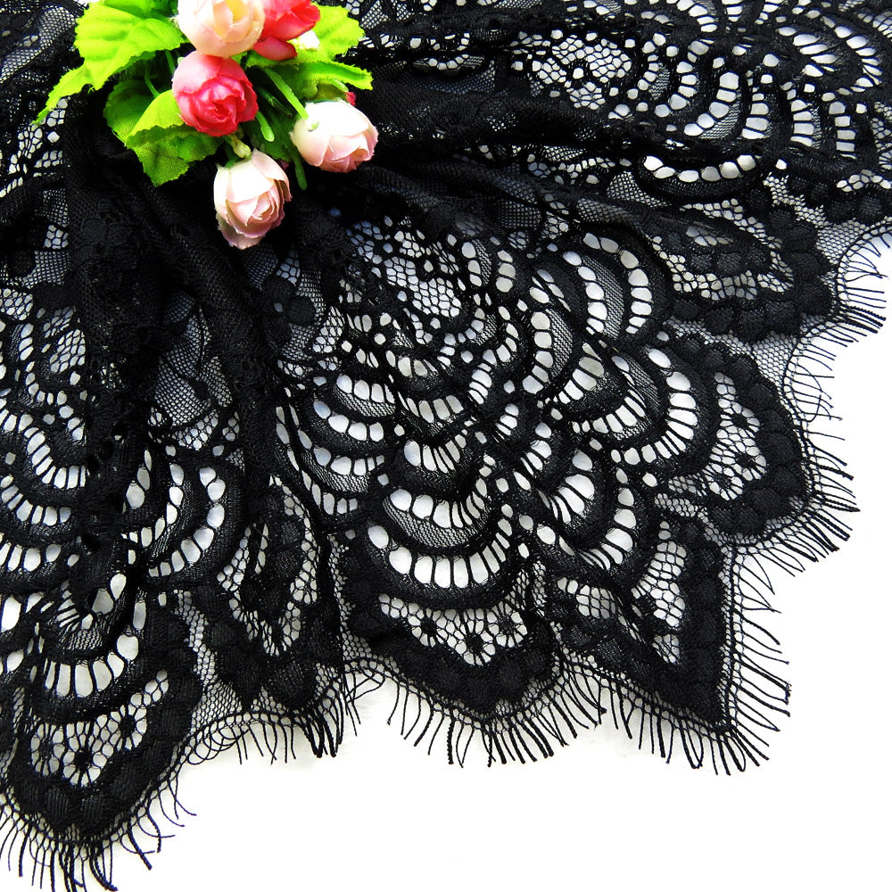FREEDOMBEAUTY | Unilateral 25cm lace women's primer underwear clothing accessories, eyelash lace DIY lace tube top lace