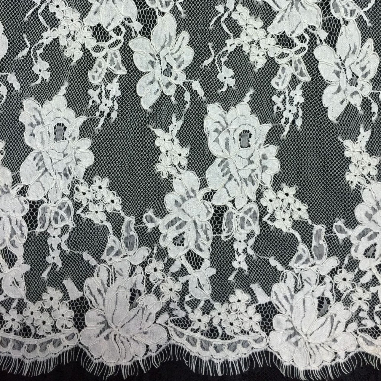 Freedombeauty | Supply in Stock Strands Lace Shell Fabric Wedding Dress Accessories White 3 M