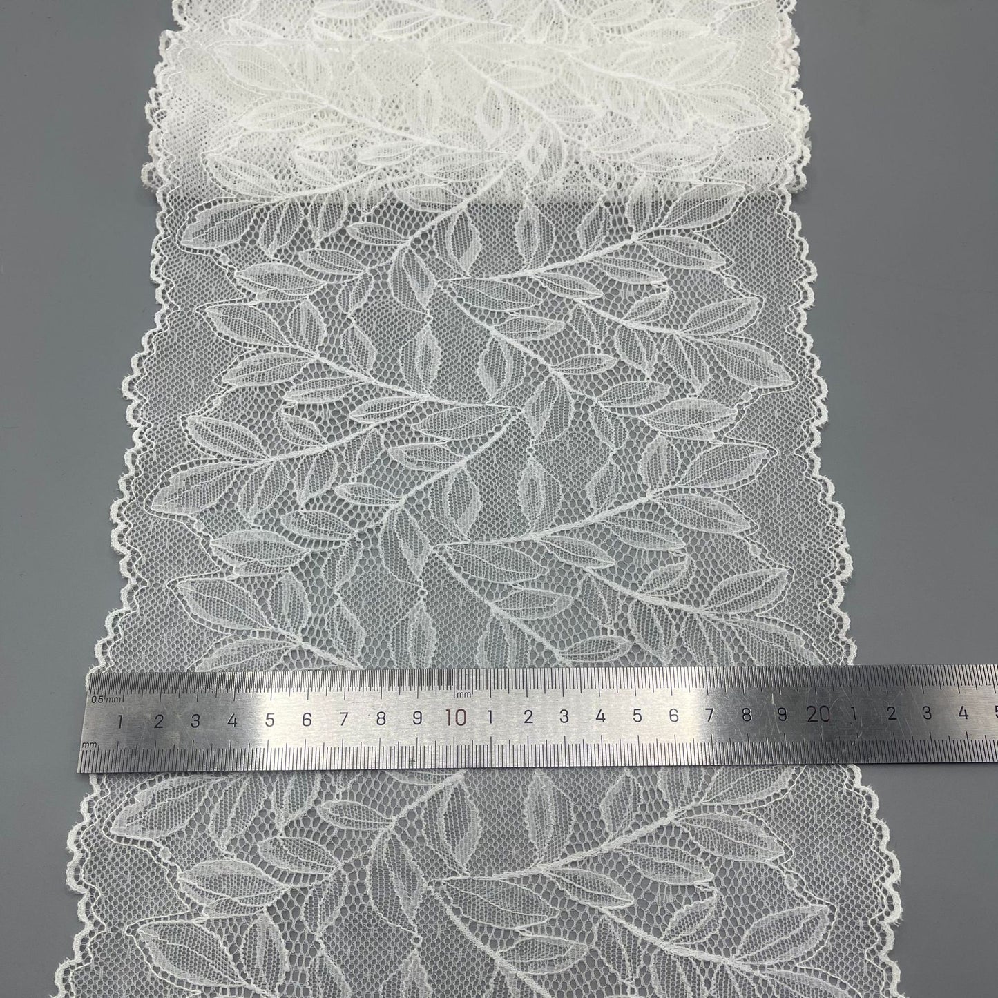 freedombeauty|20CM Double-Sided Elastic Lace Trim DIY Wedding Dress Clothing Lingerie Accessories Lace Supply