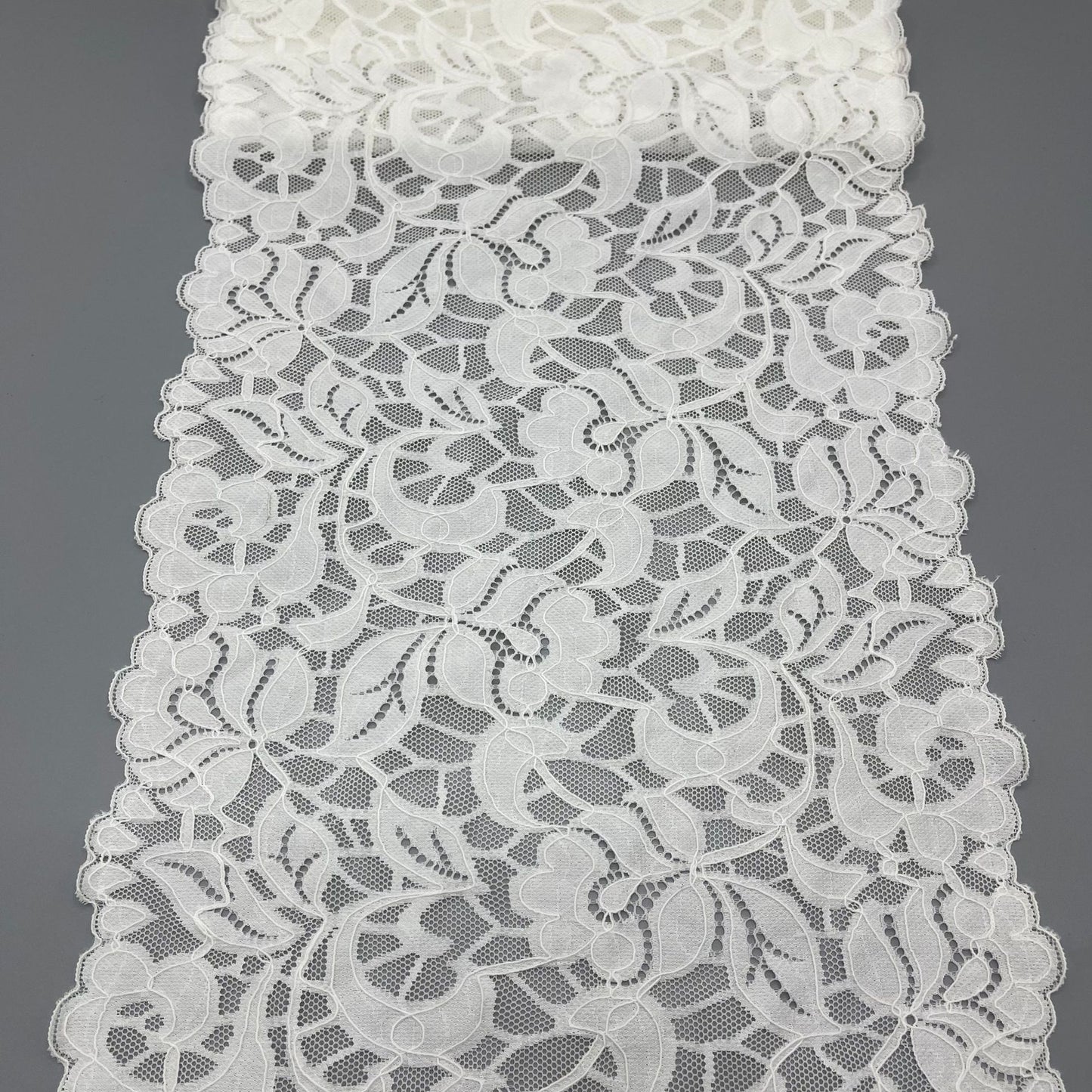 freedombeauty|22cm In Stock Direct Sale Nylon Spandex Lace Fabric for Women's Dresses and Children's Clothing Lace Trim Fabric