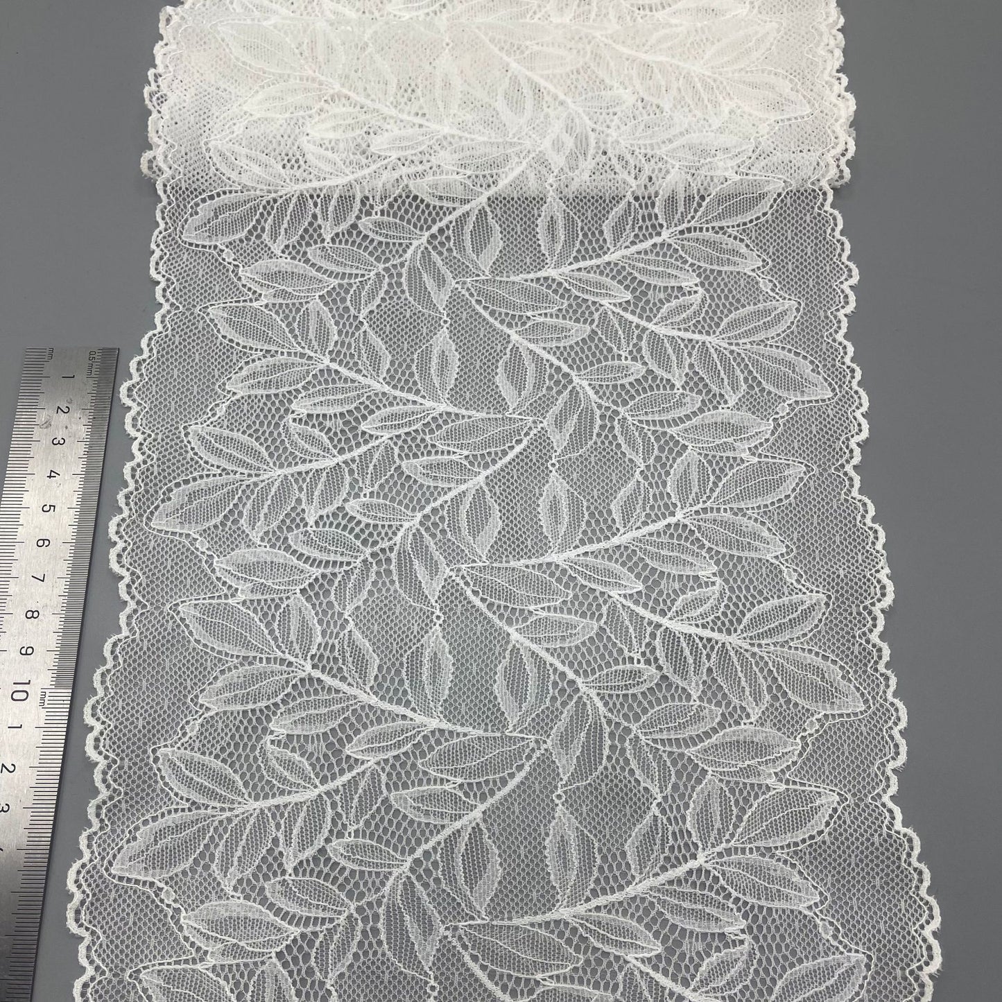 freedombeauty|20CM Double-Sided Elastic Lace Trim DIY Wedding Dress Clothing Lingerie Accessories Lace Supply