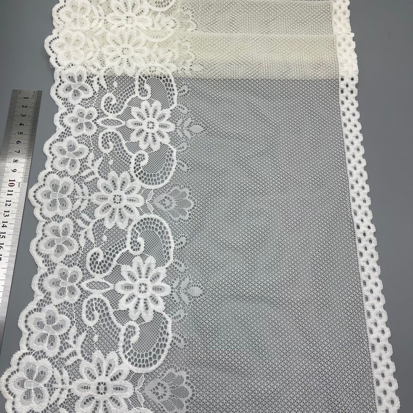 freedombeauty|31CM Stretch Lace Trim Lingerie Underwear Women's Dress Clothing Curtain Stretch Fabric