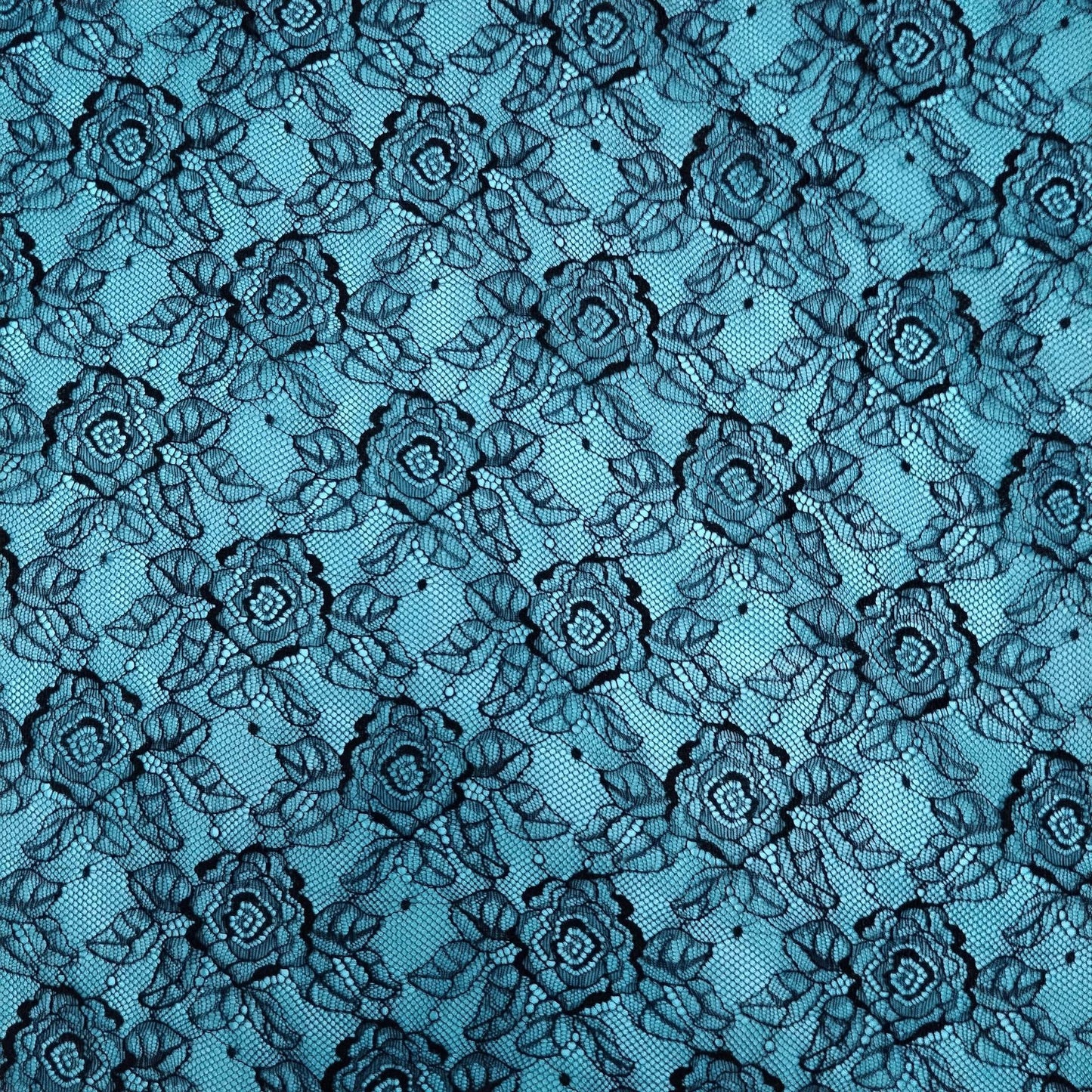 freedombeauty|Hot-Selling Nylon Lace Fabric Elegant Soft Small Rose Dot Lace Close-Fitting Fabric Cuff Hollow Thin Style