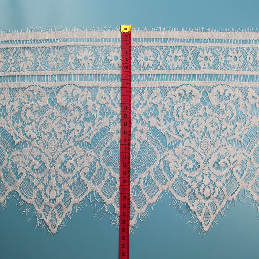 FREEDOMBEAUTY | 26cm unilateral lace lace, nylon lace lace, wedding dress clothing accessories fabric