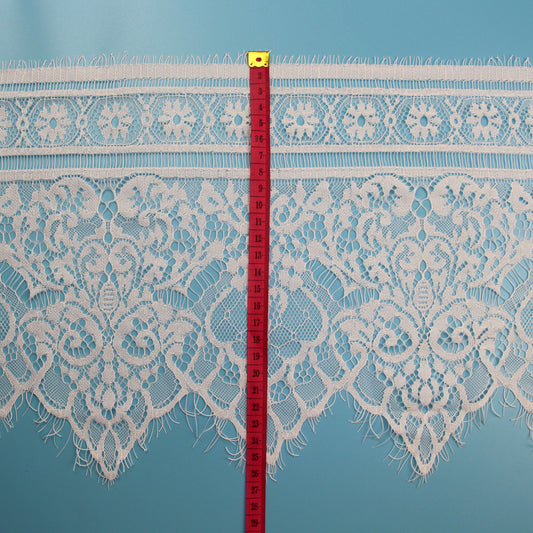 FREEDOMBEAUTY | 26cm unilateral lace lace, nylon lace lace, wedding dress clothing accessories fabric