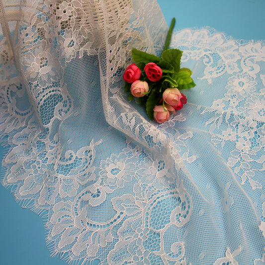 FREEDOMBEAUTY | Keqiao Lace Market High Quality New 43cm Eyelash Lace, Dress Lace, Lace