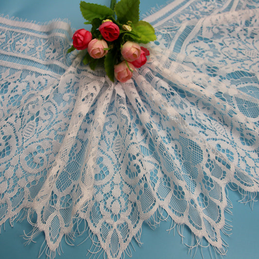 FREEDOMBEAUTY | 26cm unilateral lace lace, nylon lace lace, wedding dress clothing accessories fabric