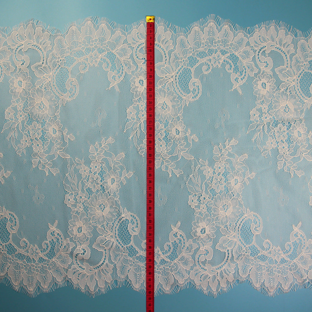 FREEDOMBEAUTY | Keqiao Lace Market High Quality New 43cm Eyelash Lace, Dress Lace, Lace