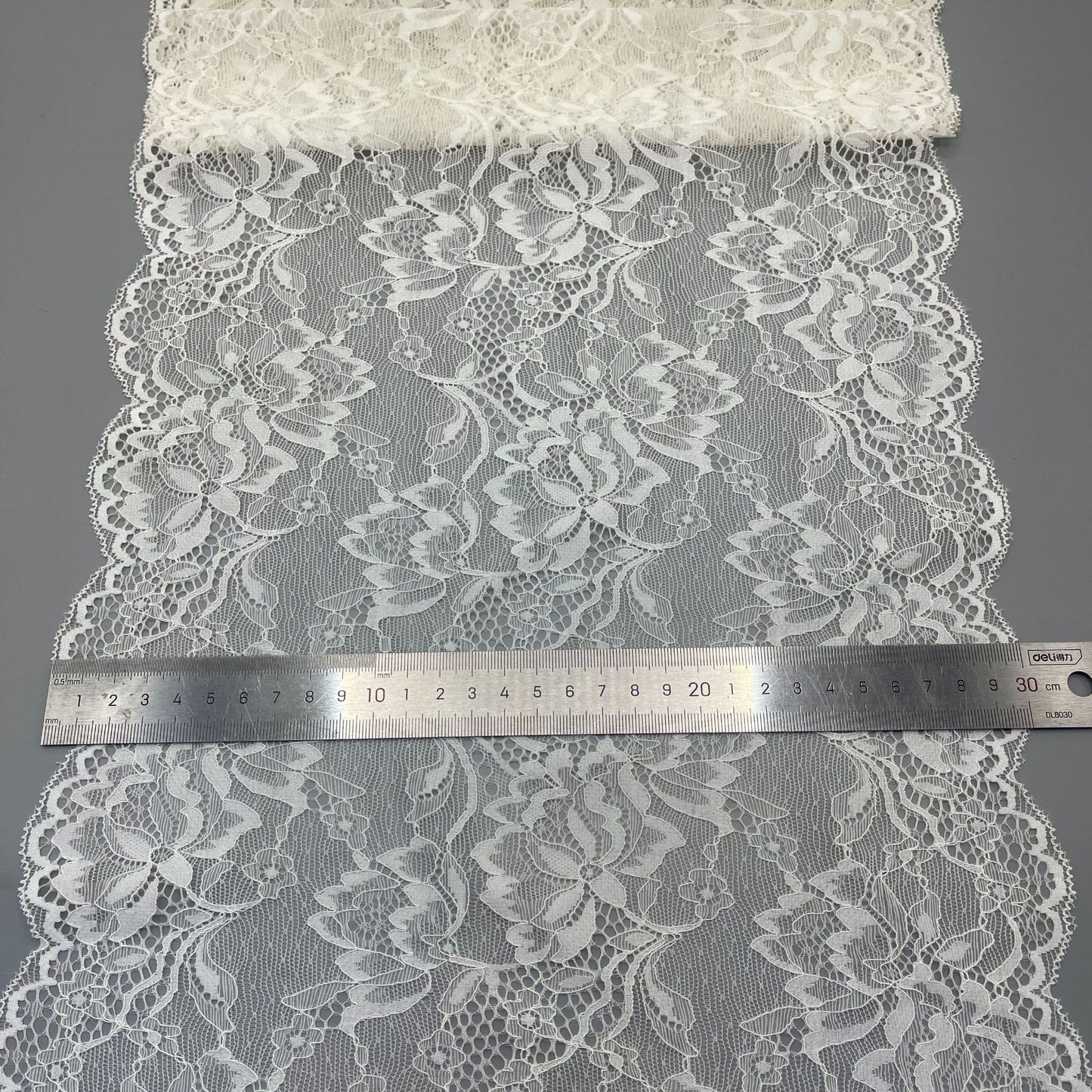 freedombeauty|30CM Underwear Skirt Hollow Lace Nylon White Elastic Lace Trim Wedding Dress Accessories