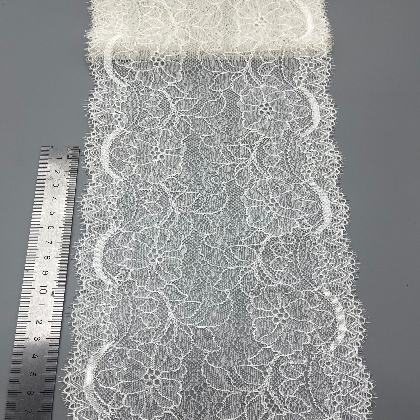 freedombeauty|17CM Elastic Eyelash French High-end Clothing Accessories Lace Trim In Stock Suitable for Handmade