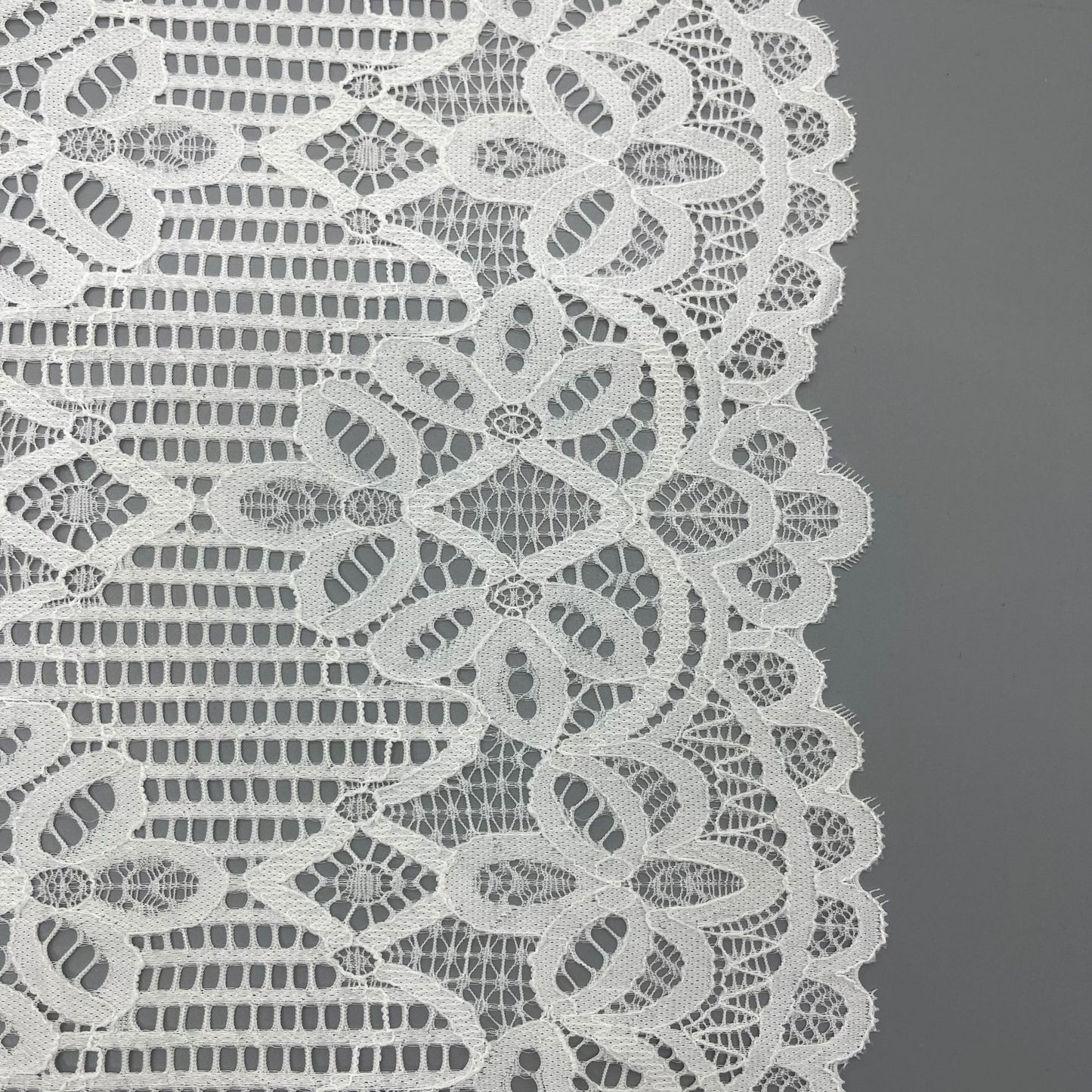 freedombeauty|23CM Nylon Lace Trim Elastic Lace DIY Wedding Dress Home Textile Decoration Accessories