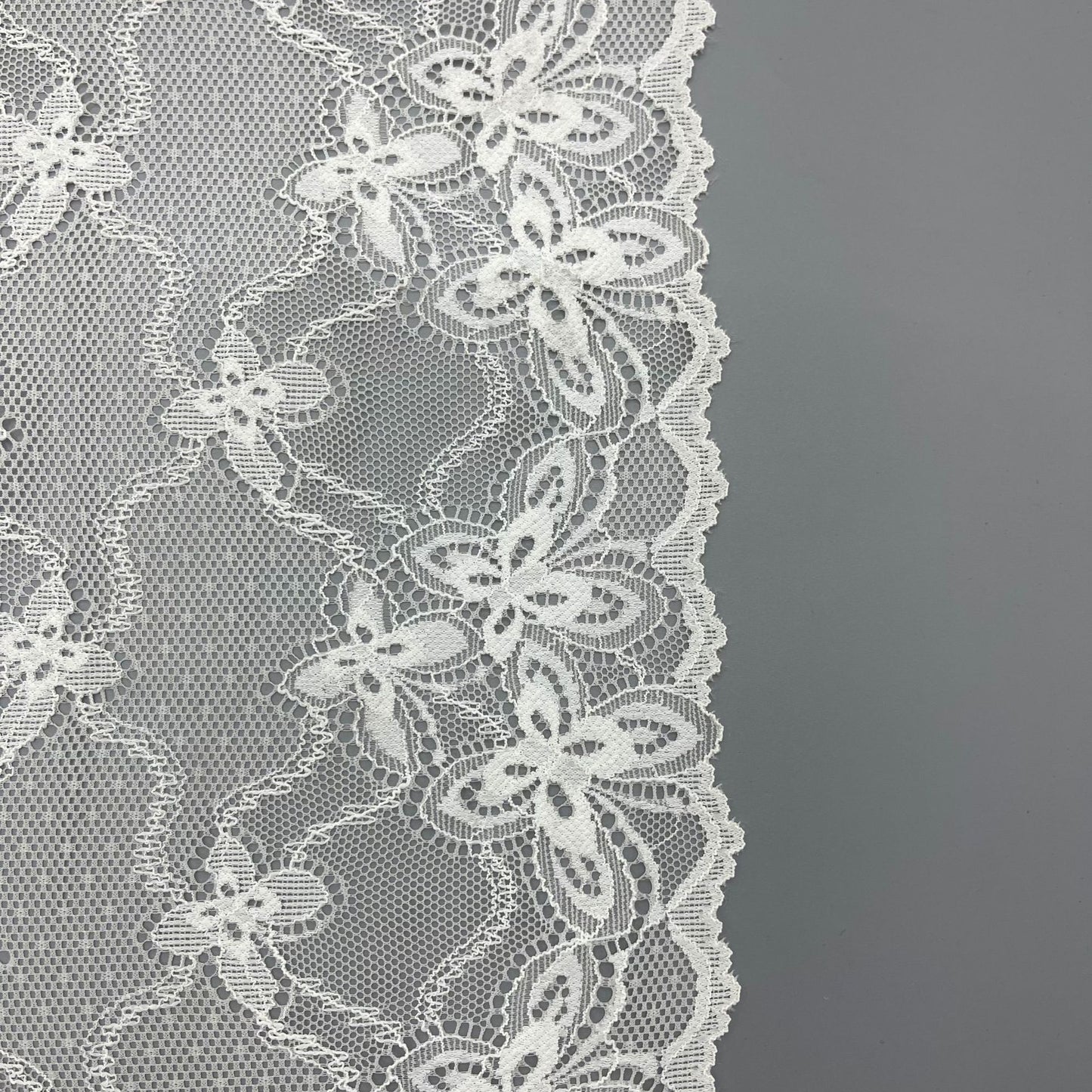 freedombeauty|20CM Elastic Guipure Lace Knitted Nylon Silk Garment Underwear Edge Thickened
