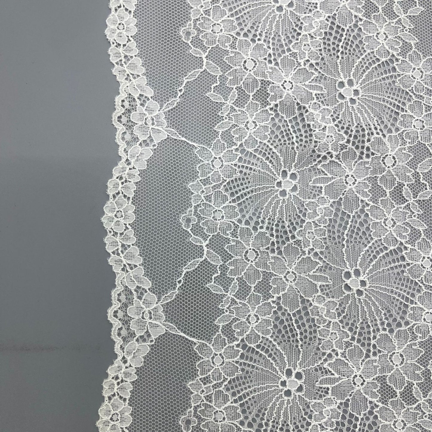 freedombeauty|20CM Soft Nylon Spandex Black and White Sock Decoration Elastic Lace Trim