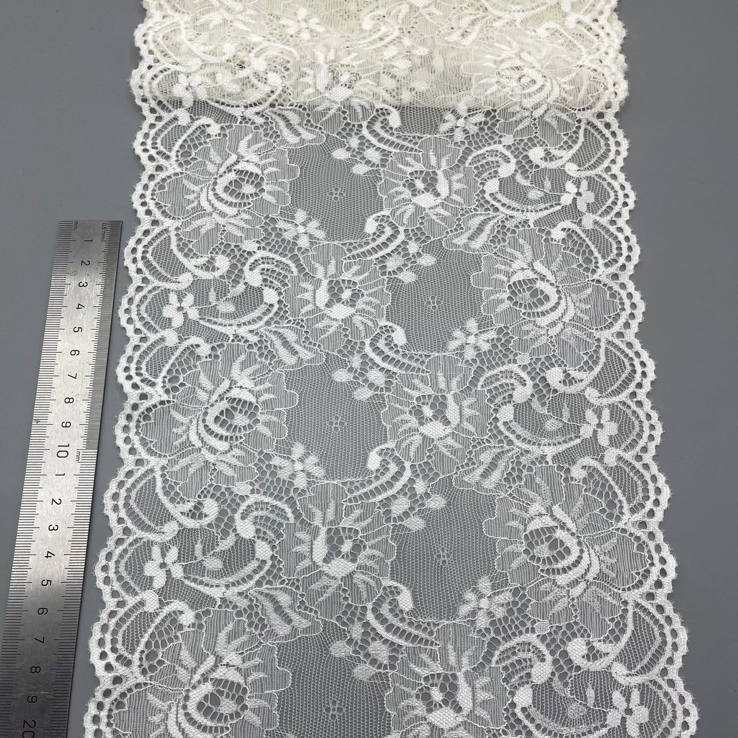 freedombeauty|21CM Nylon Elastic Lace Trim Wedding Dress Underwear Accessories DIY Handmade Lace Trim