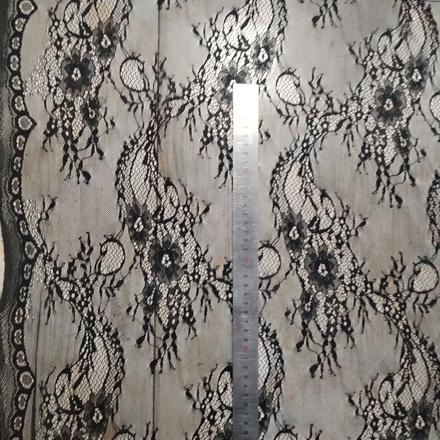 freedombeauty|New Non-Elastic Phoenix Tail Lace Fabric Nylon Hollow Out Women's Top Dress Children's Lace Fabric In Stock