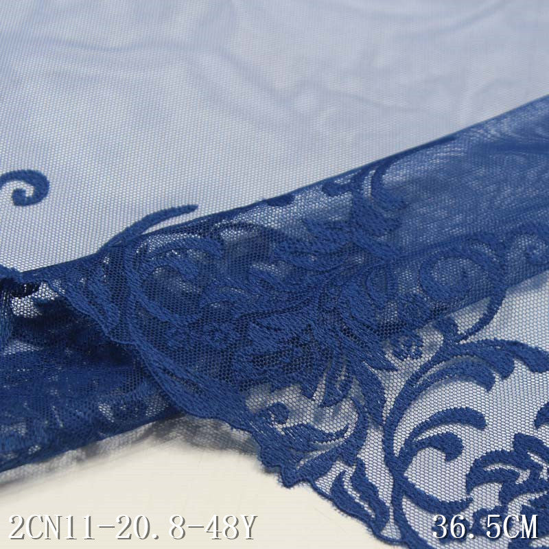 【1pack】-Freedombeauty | Two Blue Two Specifications Mesh Polyester Thread Thorns Embroidery Lace Accessories Curtain Sofa Cushion Lace