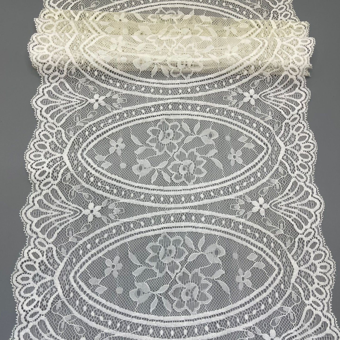 freedombeauty|25CM French Water-Soluble Lace Trim Clothing Lingerie Accessories DIY Wedding Dress Decoration Collaboration