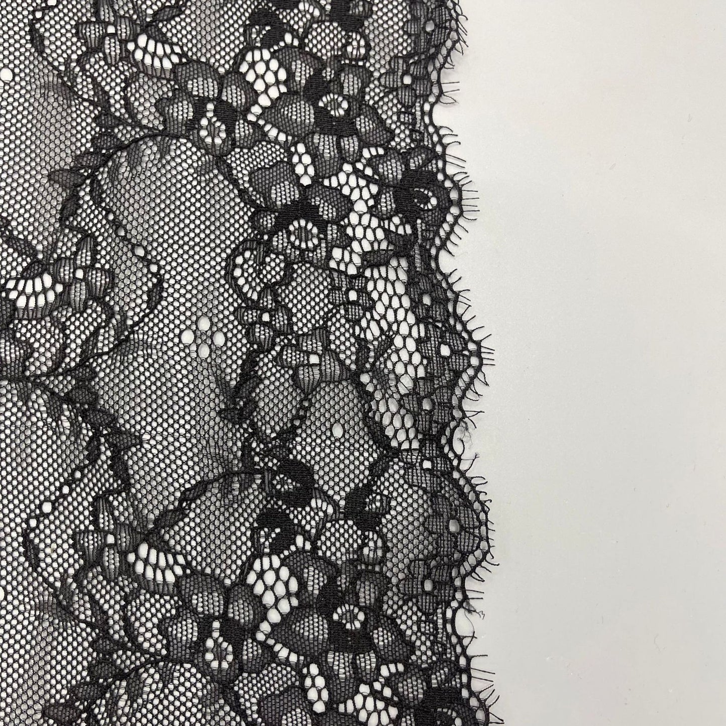 freedombeauty|16CM Elastic Eyelash Lace Trim Hollow Lace Fabric DIY Wedding Dress Clothing Overlock Home Textile Curtain Decoration