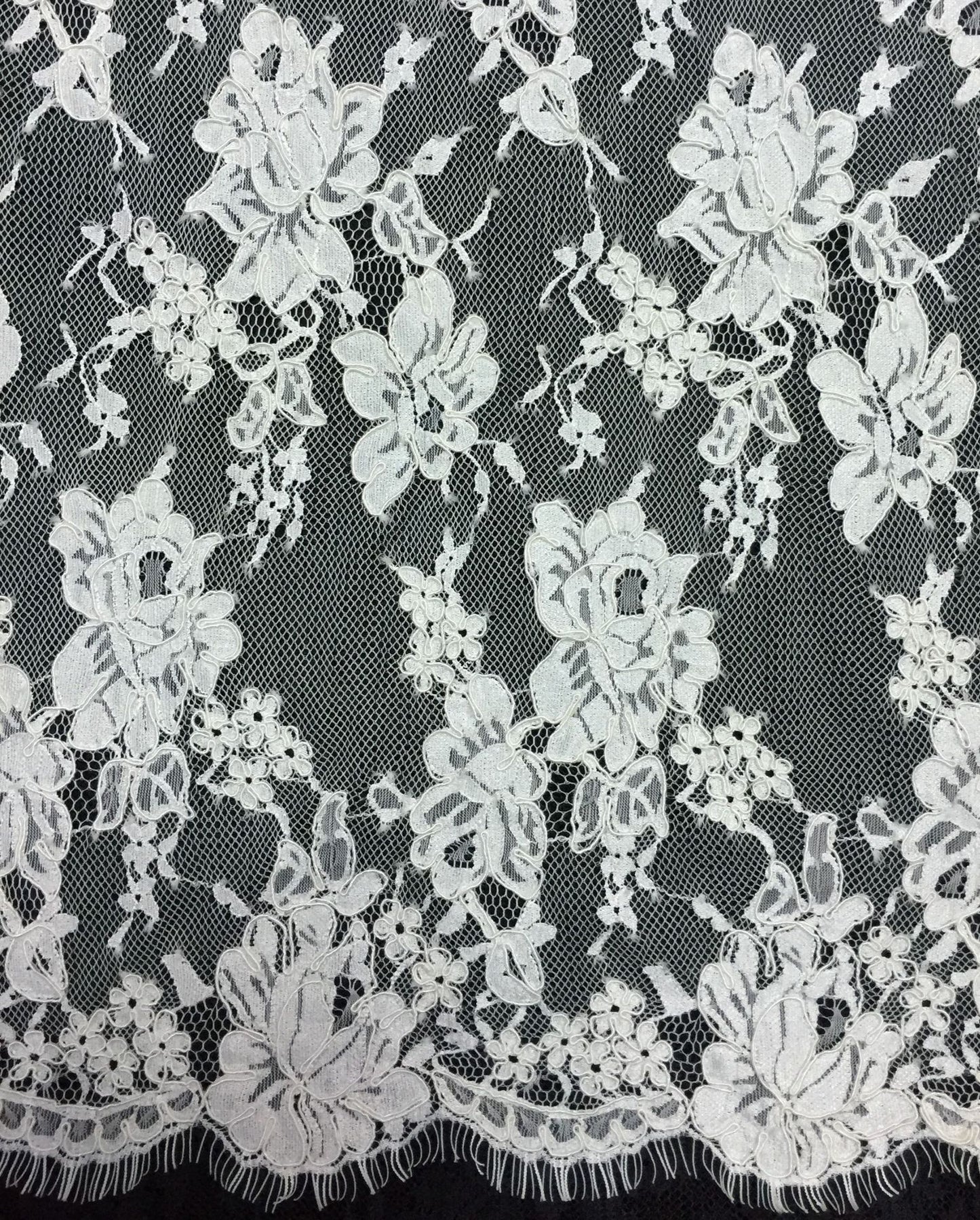 Freedombeauty | Supply in Stock Strands Lace Shell Fabric Wedding Dress Accessories White 3 M