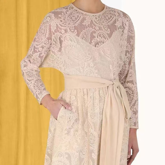 freedombeauty|Brocade Cotton Paisley Lace Fabric Full Pattern Lace Fabric for Dresses Fashion Gowns Wedding Dresses Children's Decorations