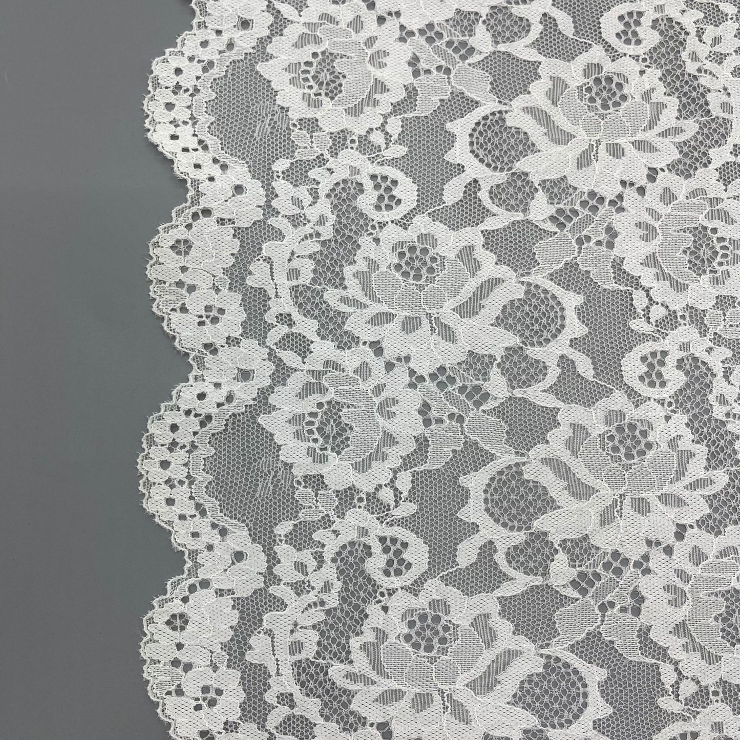freedombeauty|21CM Elastic Lace Trim Garment Accessories DIY Wedding Dress Strapless Dress Curtain Decoration Fabric