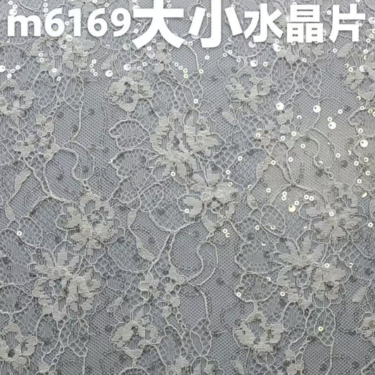 freedombeauty|Sequin Thin Nylon Stretch Lace Wedding Dress Three Flower Leaf Base Clothing Accessories Decoration Children's Pocket Bag