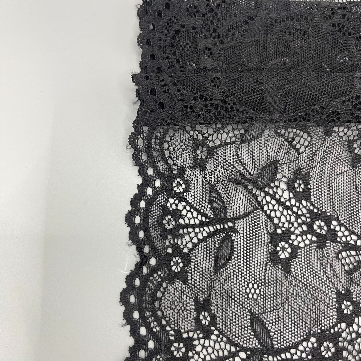 freedombeauty|18cm Elastic Lace Nylon Lace Trim Handmade Wedding Dress Accessories Hot Selling Elastic